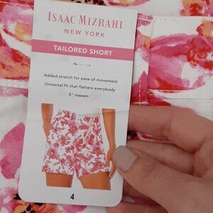 - Isaac Mizrahi water color floral print shorts NWT